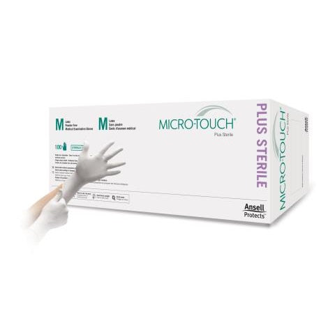 MicroTouch® Plus Sterile Powder-Free Latex Gloves