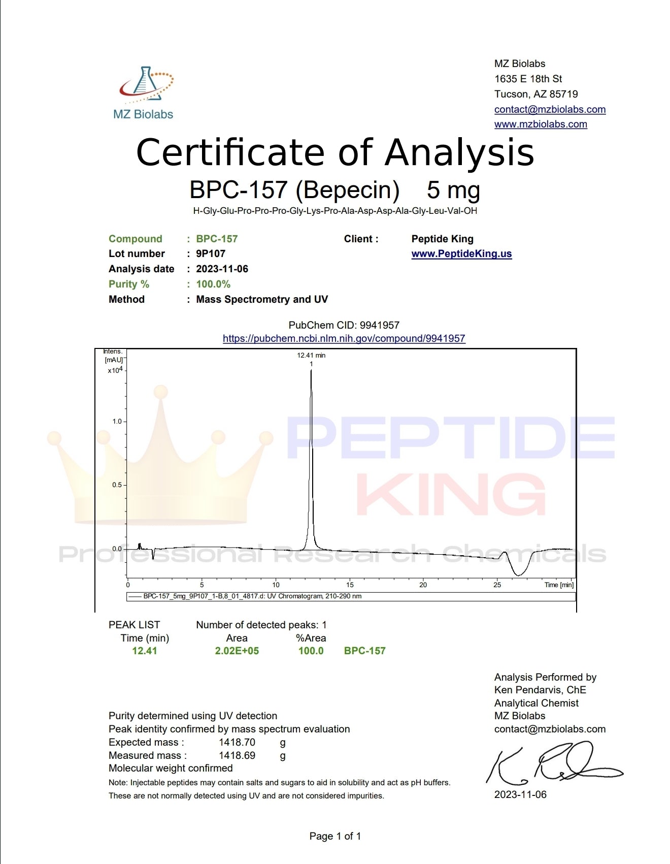 BPC-157 5mg