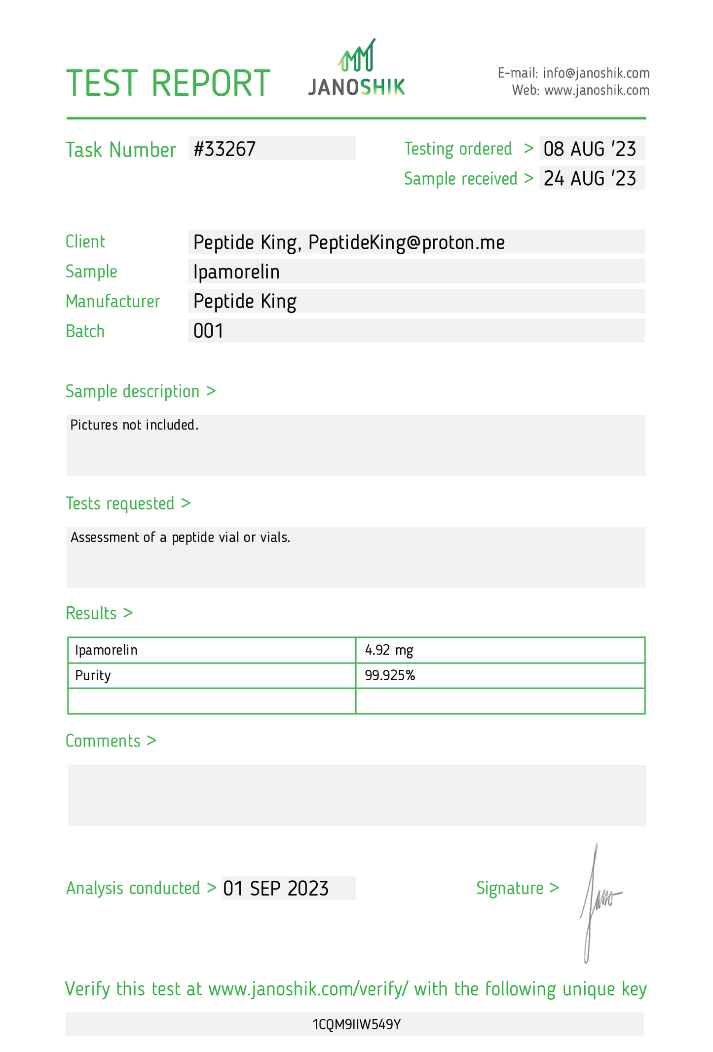 Ipamorelin 5mg